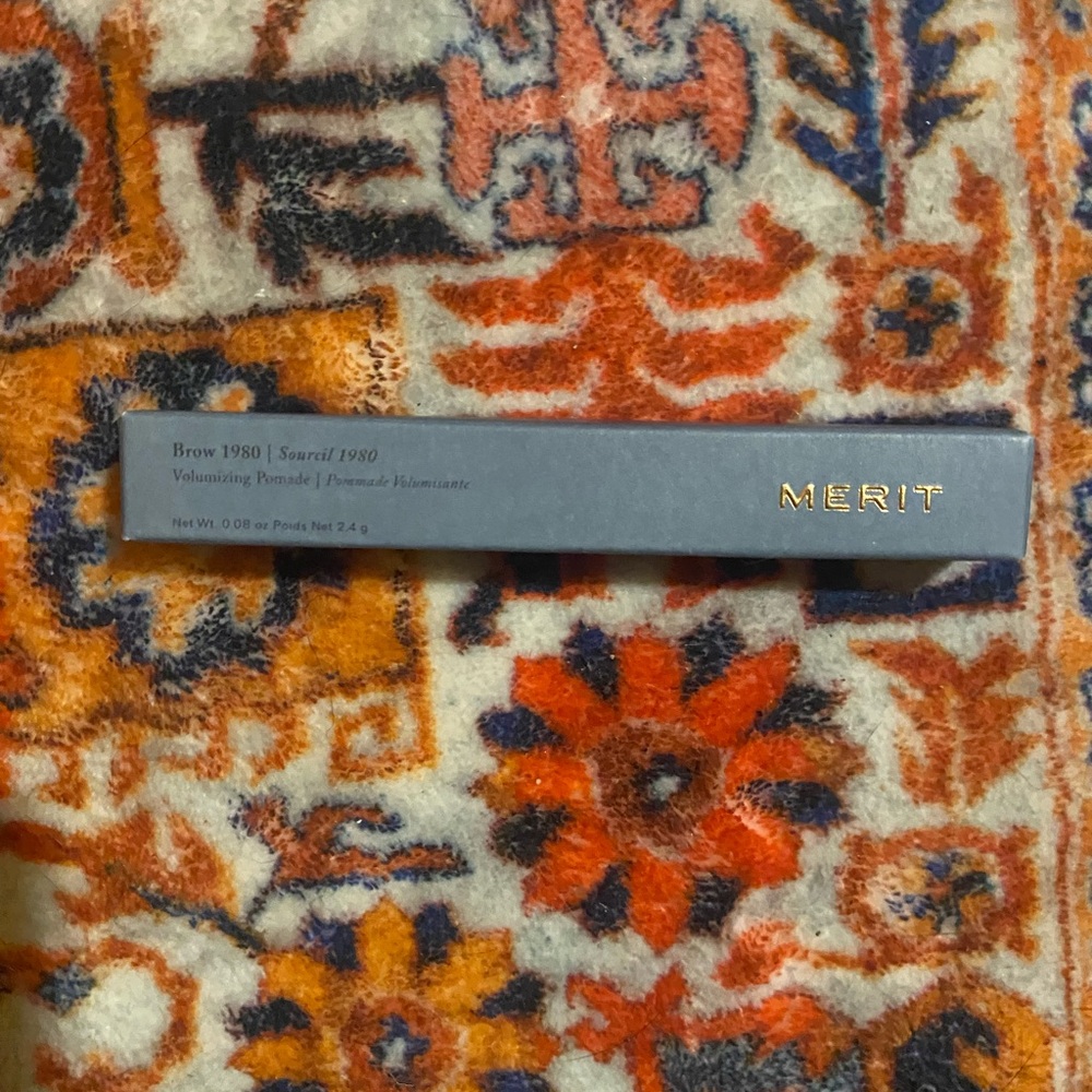 Merit brow 1980 volumizing Pomade BLACK BROWN